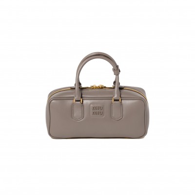 MIU MIU ARCADIE LEATHER BAG 5BB148 (27*12*9cm)